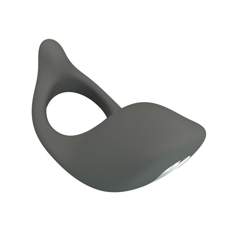 Эрекционное кольцо Pretty Love Gemma серое вид 7