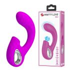 Вибратор для точки G Pretty Love Sibel с клиторальным стимулятором, розовый вид 2