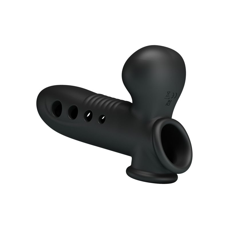 Стимулирующая насадка на пенис Pretty Love Crane с воздушным воротником вид 9