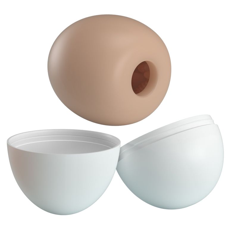 Мастурбатор яйцо Pretty Love Pleasure Egg бежевый вид 5