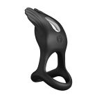 Эрекционное виброкольцо с крылышками PRETTY LOVE Silas 7 режимов, черное вид 4