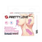 Виброзажымы для сосков Pretty Love Nipple Clip с электростимуляцией, розовые вид 11