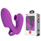 Вібратор на палець із стимуляцією клітора PRETTY LOVE Super Finger ATHENA 7 режимів, фіолетовий вид 2