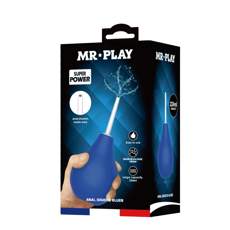 Анальный душ Pretty Love MR PLAY синий, 224 мл вид 9