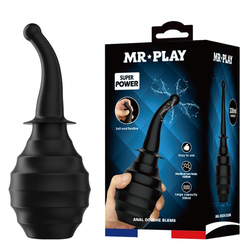Анальный душ с гибким носиком Pretty Love MR PLAY черный, 330 мл вид 2