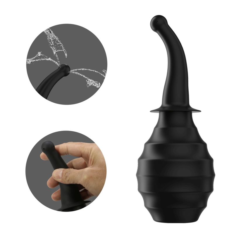 Анальный душ с гибким носиком Pretty Love MR PLAY черный, 330 мл вид 3