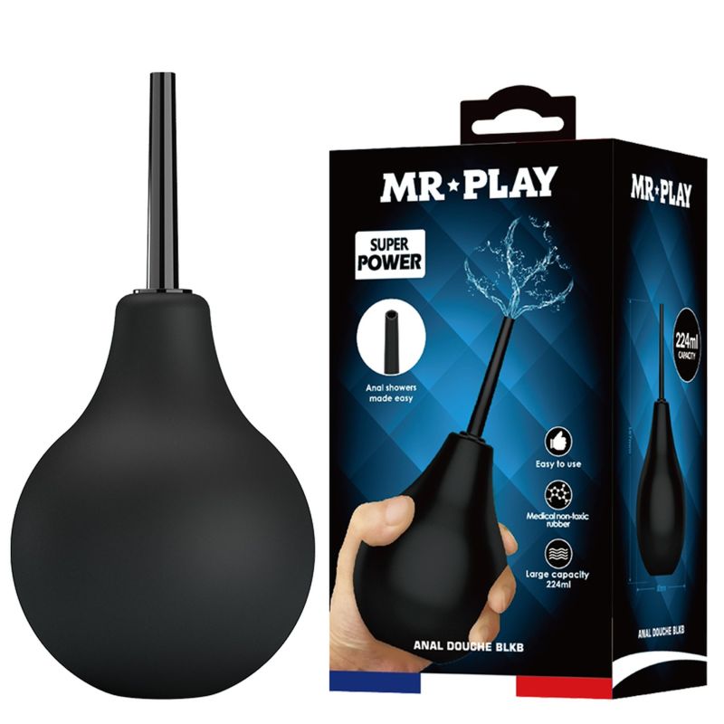 Анальний душ Pretty Love MR PLAY чорний, 224 мл вид 2