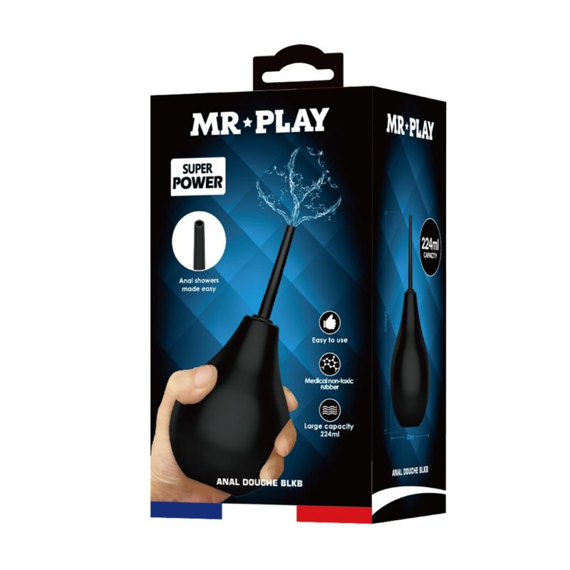 Анальний душ Pretty Love MR PLAY чорний, 224 мл вид 9