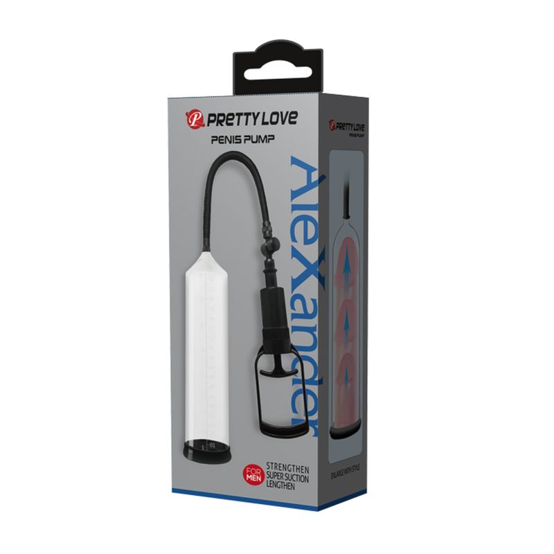 Помпа для пениса Pretty Love Alexander механическая, 20 х 6 см вид 7
