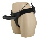 Страпон фаллопротез с вибрацией Pretty Love Myron черный,18.5 х 4.8 см вид 4