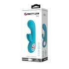 Вибратор-кролик Pretty Love Chris для точки G, голубой, 15.4 х 3.8 см вид 10