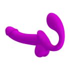 Безремневой страпон Pretty Love Kelpie с имитацией семяизвержения, 25 х 3.9 см вид 6