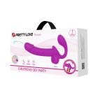 Безремневой страпон Pretty Love Kelpie с имитацией семяизвержения, 25 х 3.9 см вид 7