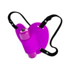 Стимулятор клітора метелик Pretty Love Heartbeat на ремінцях, фуксія, 10 режимів, 7.2 см вид 5