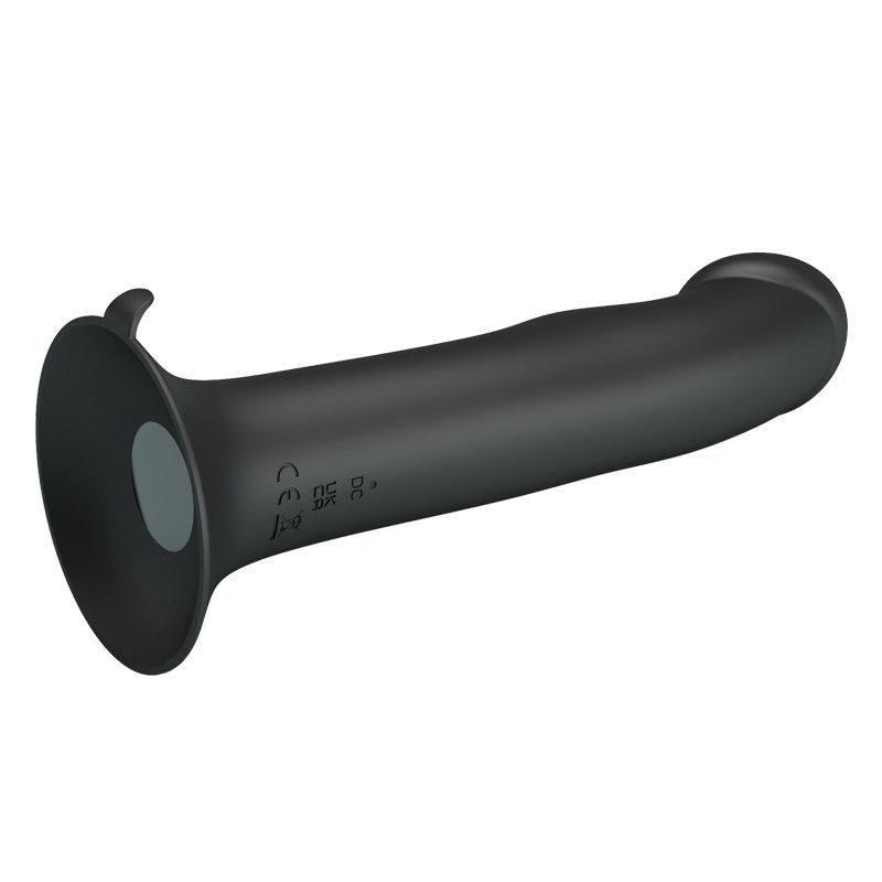 Реалістичний вібратор на присосці Pretty Love Murray з пульсацією, чорний, 19 х 3.8 см вид 6