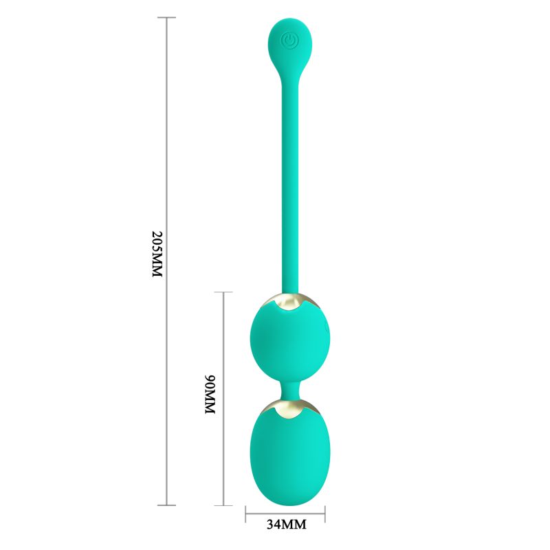Вагінальні віброкульки Pretty Love Lechies Dream з пультом, 20.5 х 3.4 см вид 9