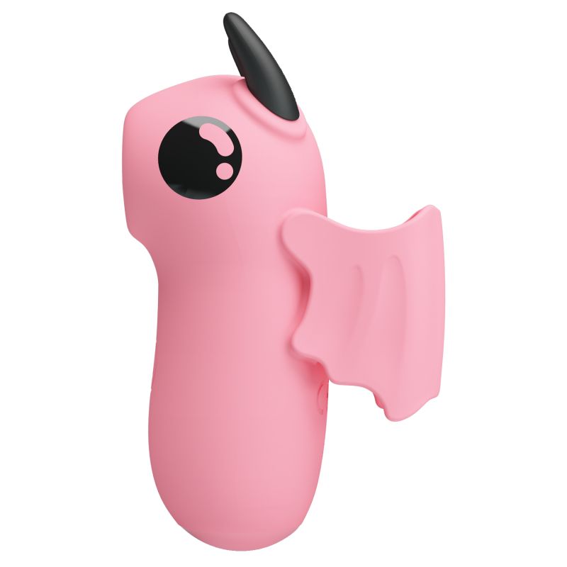 Стимулятор для клитора Pretty Love Magic Devil с сосанием и электростимуляцией, розовый, 6.9 см вид 6