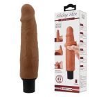 Вібратор реаліст Baile Waldofr з рухомою шкірою, мулат, 21.5 х 4 см вид 2