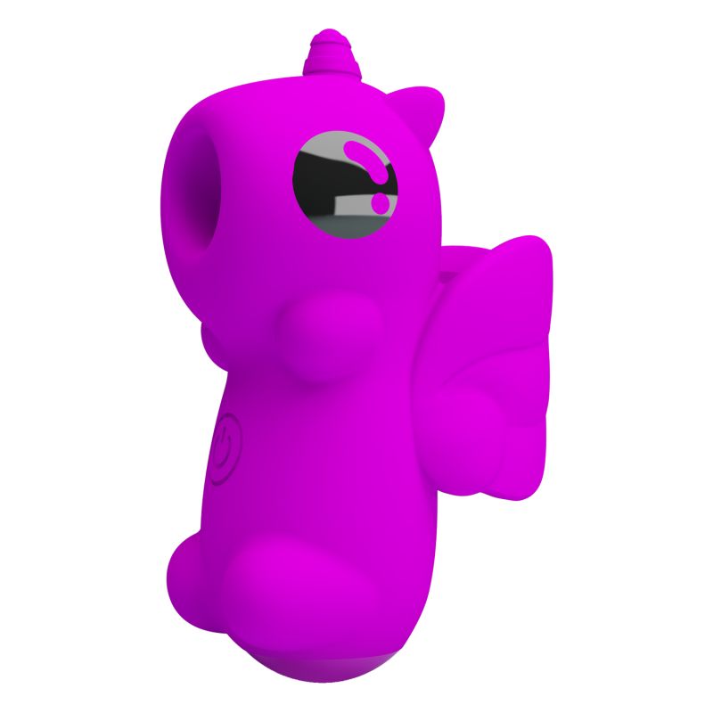 Стимулятор для клитора Pretty Love Magic Unicorn на палец, фуксия, 7.5 см вид 5