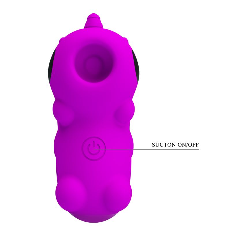 Стимулятор для клитора Pretty Love Magic Unicorn на палец, фуксия, 7.5 см вид 9