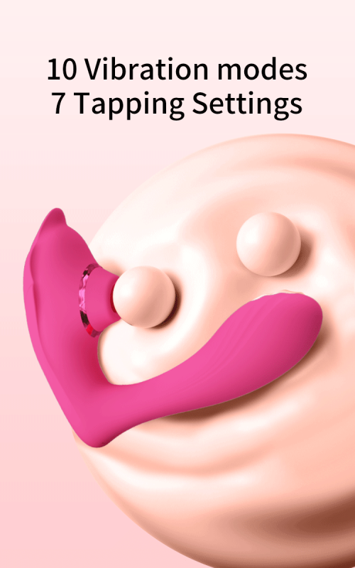 Вакуумный стимулятор клитора с вибрацией Pretty Love Nemo розовый, 13.8 х 11.2 см вид 9