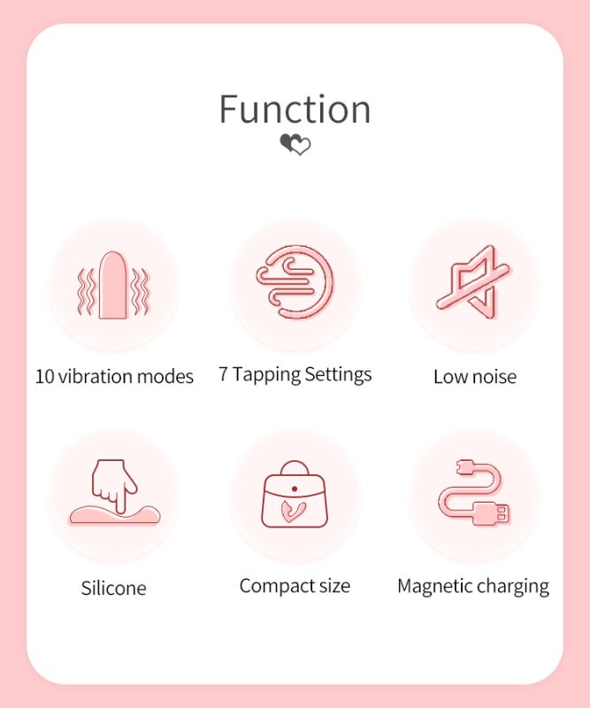 Вакуумный стимулятор клитора с вибрацией Pretty Love Nemo розовый, 13.8 х 11.2 см вид 17