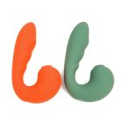 Вибратор с клиторальным стимулятором Sweet Em, оранжевый вид 4