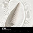 Вібратор-конус рельєфний Sweet Em, 10 режимів, бежевий, 12.8 х 3.8 см вид 10