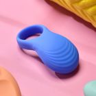 Ерекційне віброкільце Sweet Em з пультом, синій, 8.5 х 4.5 см вид 8