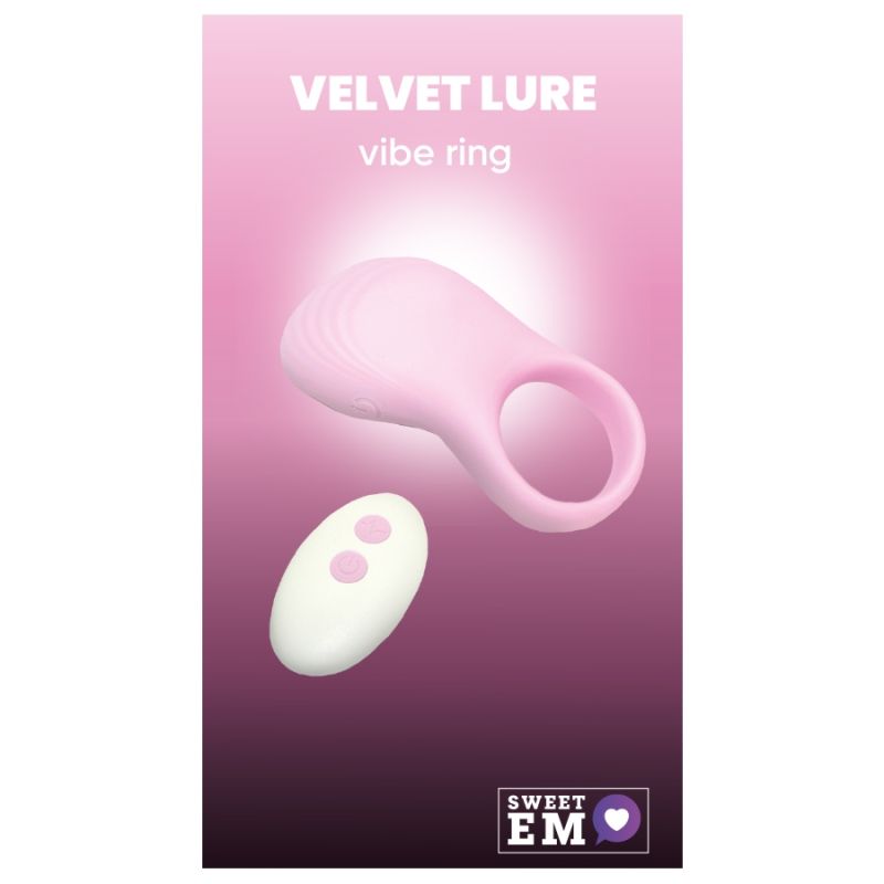 Ерекційне віброкільце Sweet Em з пультом, рожевий, 8.5 х 4.5 см вид 2