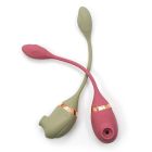 Вакуумний вібратор з відростком для точки G Sweet Em, 7 режимів, темно-рожевий вид 7