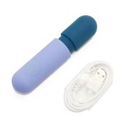 Мини-вибратор микрофон Sweet Em, 10 режимов, синий, 11.8 х 2.6 см