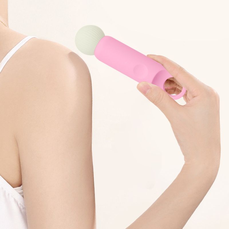 Мини-вибратор-микрофон Sweet Em, 10 режимов, розовый вид 5