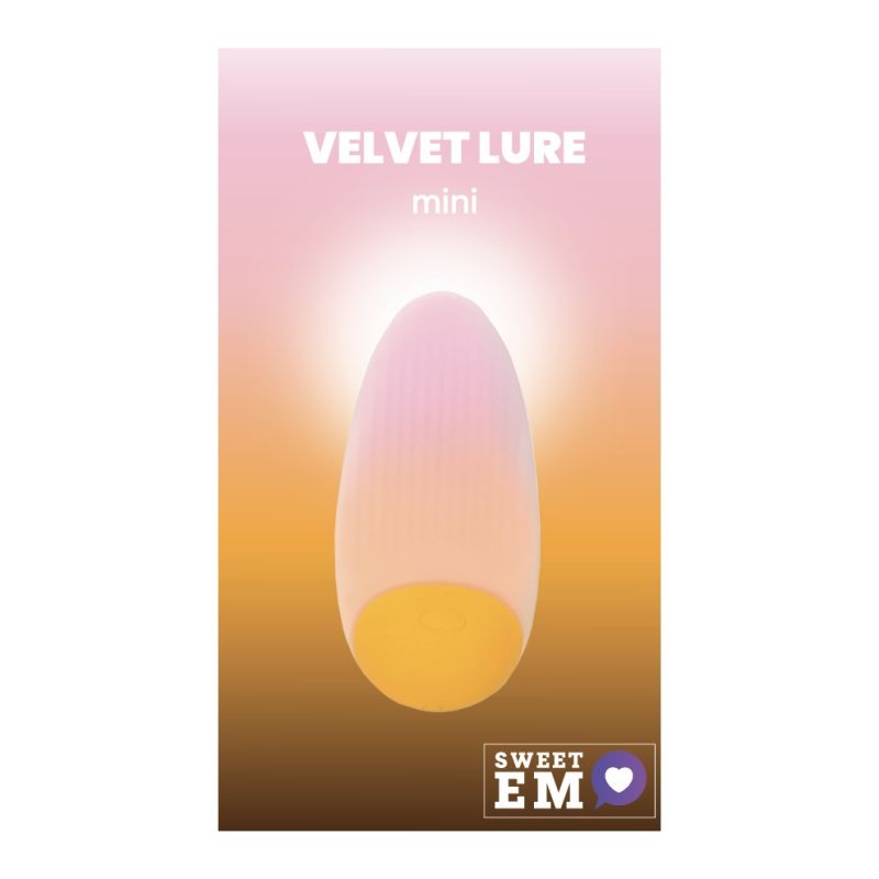 Мини-вибратор Sweet Em, 10 режимов, оранжевый, 9.5 х 4.5 см вид 2