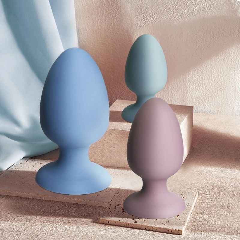 Анальная пробка Sweet Em, коричневая, S, 8 х 4.5 см вид 3