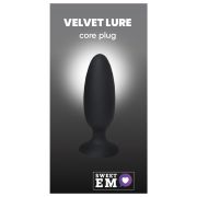 Анальна пробка Sweet Em, чорна, S, 12.5 х 5.5 см