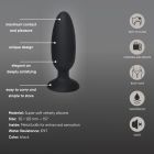 Анальна пробка Sweet Em, чорна, S, 12.5 х 5.5 см вид 5