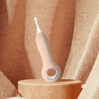 Вибратор точечный с насадками Sweet Em для клитора, бежевый, 14.5 см вид 7