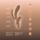 Вибратор-кролик с анальной стимуляцией Sweet Em, коричневый, 22.1 х 7.8 х 4.2 см вид 10