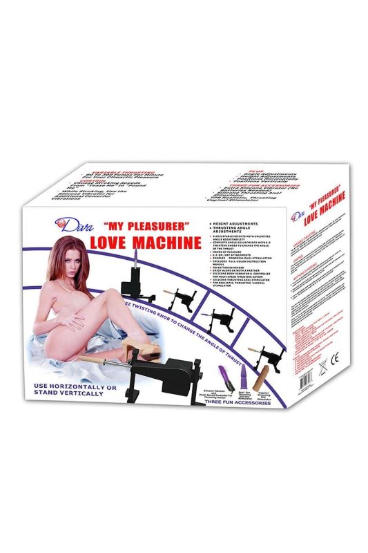Секс-машина Diva My Pleasure з кріпленням Vac-U-Lock та насадками в комплекті вид 12