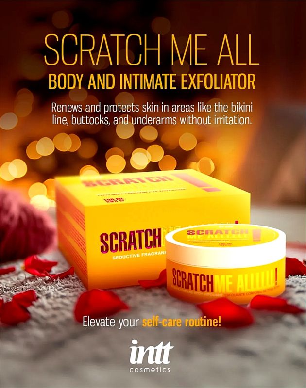 Скраб для тела Intt SCRATCH ME ALLLL! гель с микросферами, 100 мл вид 3