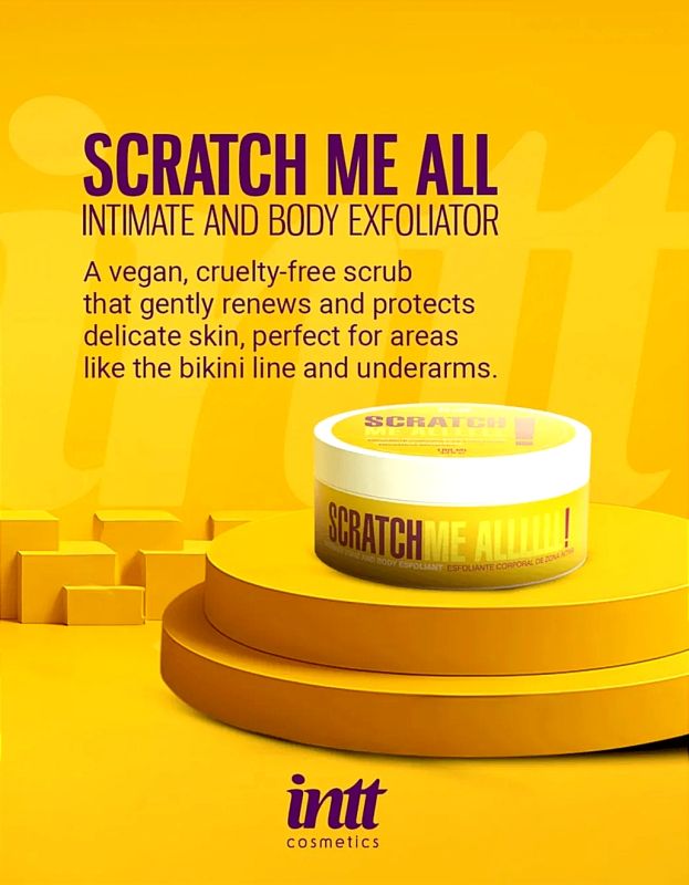Скраб для тела Intt SCRATCH ME ALLLL! гель с микросферами, 100 мл вид 4