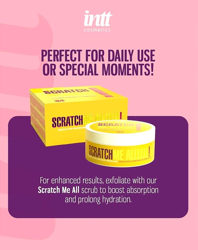 Скраб для тела Intt SCRATCH ME ALLLL! гель с микросферами, 100 мл вид 5