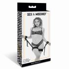 Наручники фіксатори SEX AND MISCHIEF на зап'ястя та стегна, чорні вид 5