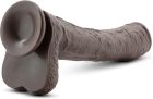 Фалоімітатор гігант Blush Dr. Skin Mr. Ed реалістичний на присосці, коричневий, 33 см х 5.3 см вид 6
