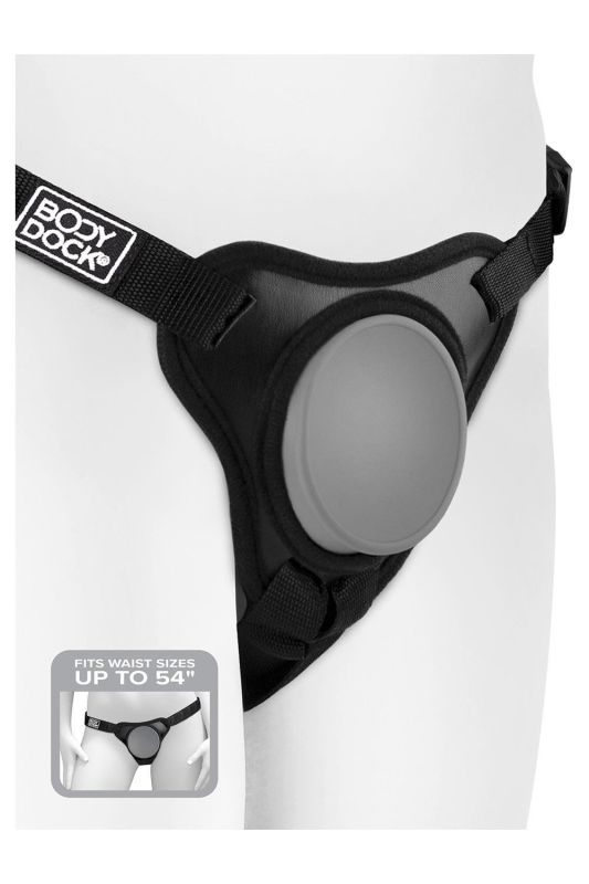 Трусики для страпону Pipedream Body Dock Elite Mini Harness, чорні вид 4