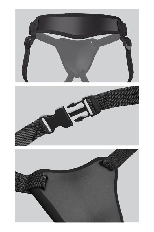 Трусики для страпону Pipedream Body Dock Elite Mini Harness, чорні вид 5