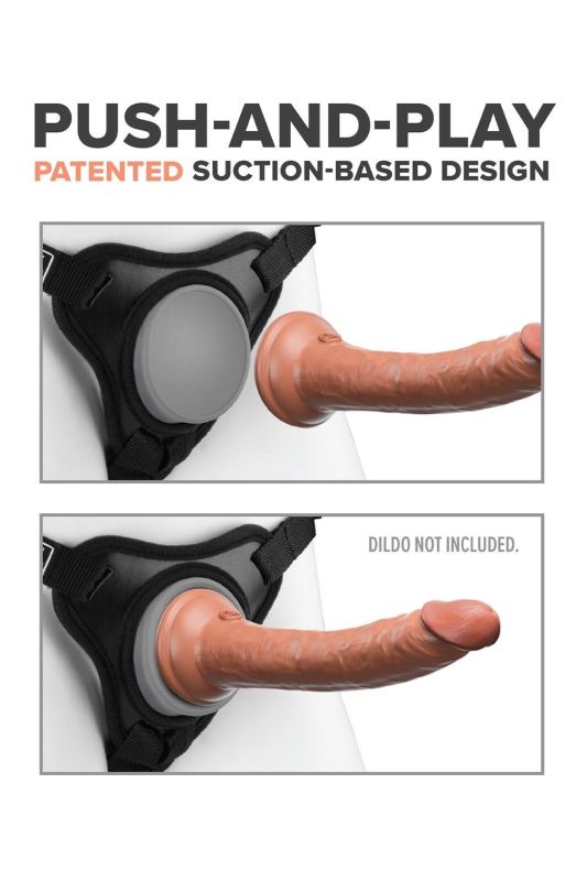 Трусики для страпону Pipedream Body Dock Elite Mini Harness, чорні вид 6