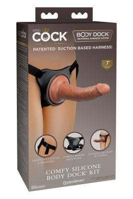 Страпон реалістичний Pipedream King Cock Elite подвійний щільності, 20.5 см х 3.5 см