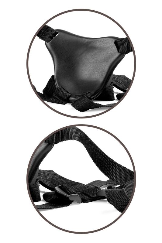 Страпон реалистичный Pipedream King Cock Elite двойной плотности, 20.5 см х 3.5 см вид 8